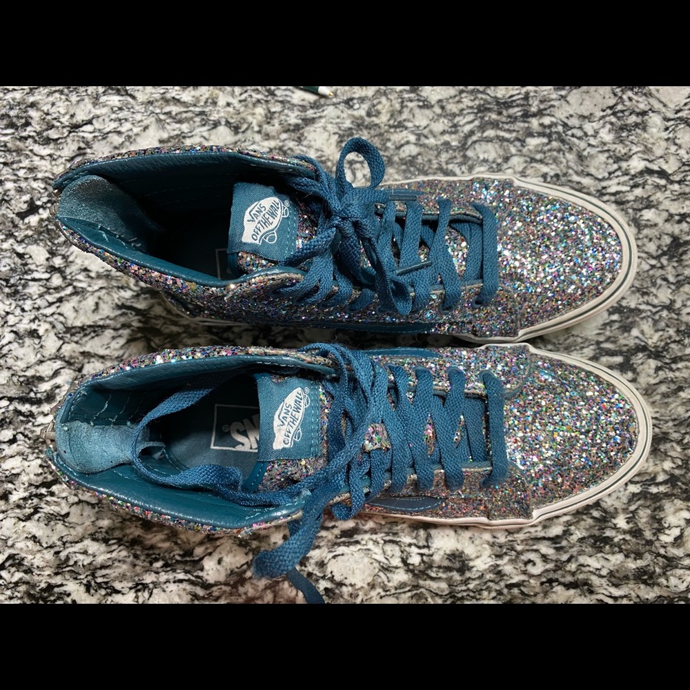 Vans Glitter Hightop Woman’s Size 8.5